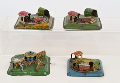 PENNY TOY TRAIN & HORSE RACE GO ROUNDS