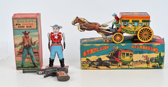 SHERIFF SHOOTING TAGET & OVERLAND STAGECOACH