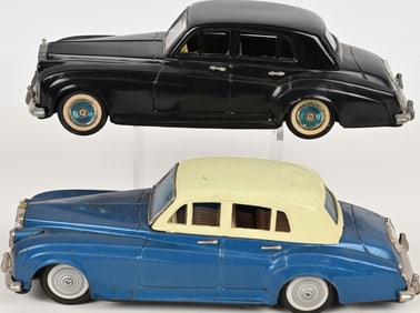 2- JAPAN TIN ROLLS ROYCE SILVER CLOUDS