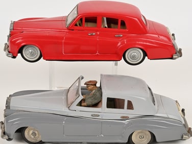 2- JAPAN TIN ROLLS ROYCE SILVER CLOUDS