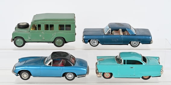 4- JAPAN TIN FRICTION CARS