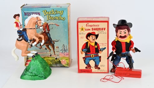2- WESTERN TOYS w/ BOXES