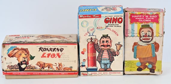 3- BATTERY OPERATED TOYS w/ BOXES