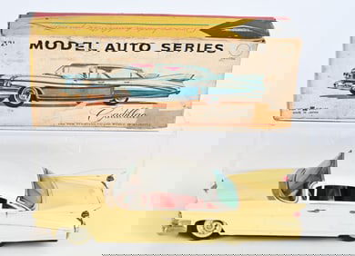 BANDAI TIN FRICTION 1959 CADILLAC w/ BOX