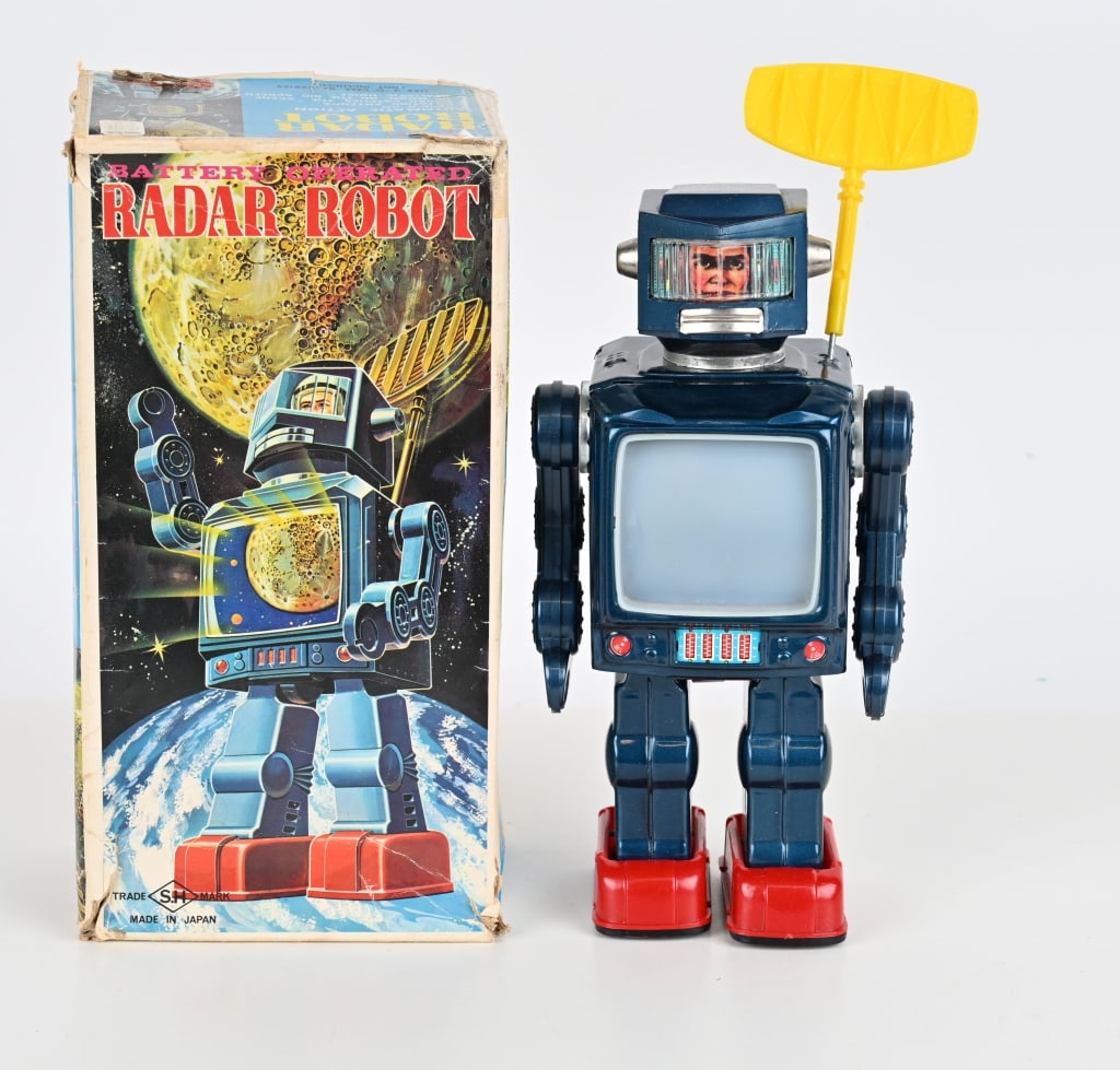 SH BATTERY OP RADAR ROBOT w/ BOX (1 of 7)