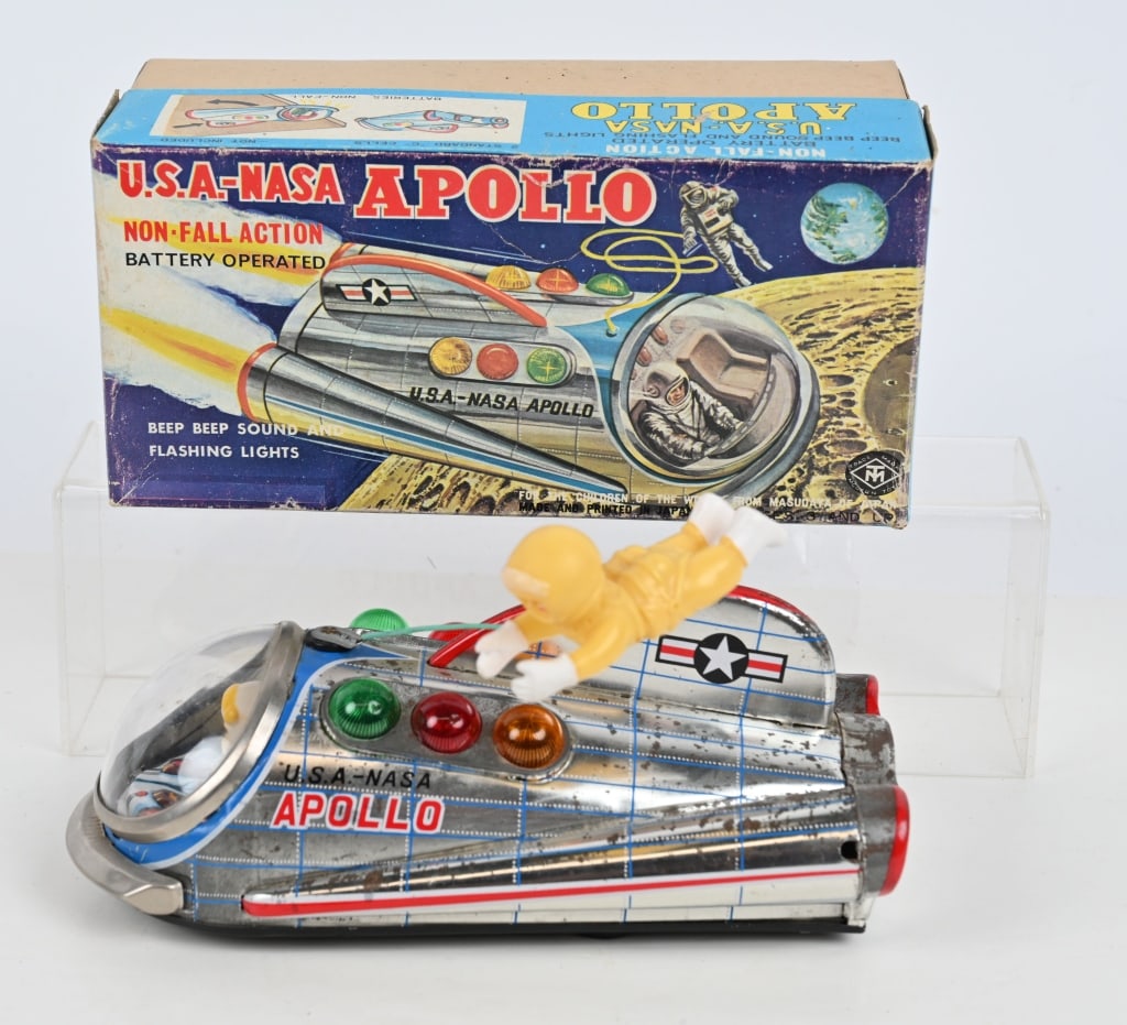 JAPAN BATTERY OP USA NASA APOLLO w/ BOX (1 of 7)