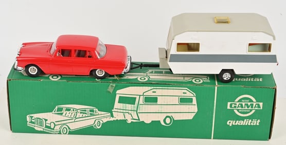 GAMA MERCEDES BENZ WITH HOUSE TRAILER w/ BOX