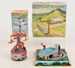 2- JAPAN TIN WINDUP TOYS