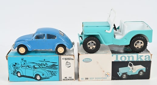 TONKA VOLKSWAGEN & JEEP w/ BOXES