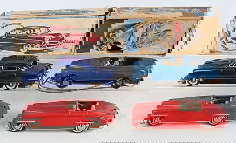 4- GERMAN TIN CARS