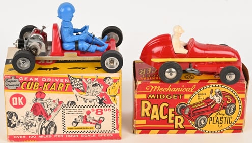 GAS POWERED CUB-KART & MARX MIDGET RACER