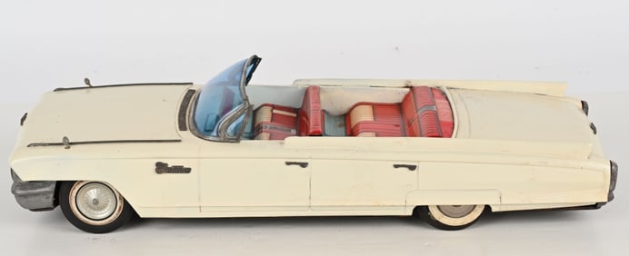 19" JAPAN TIN FRICTION 1961 CADILLAC CONVERTIBLE