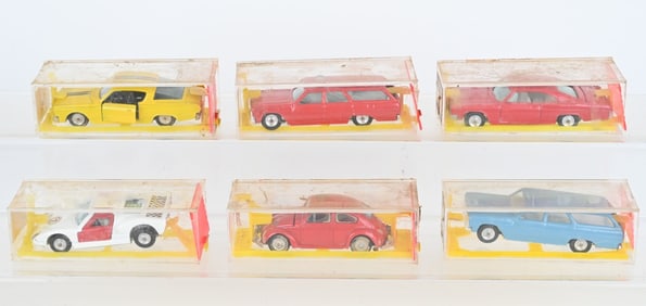 6- VINTAGE SABRA DIECAST VEHICLES w/ BOX