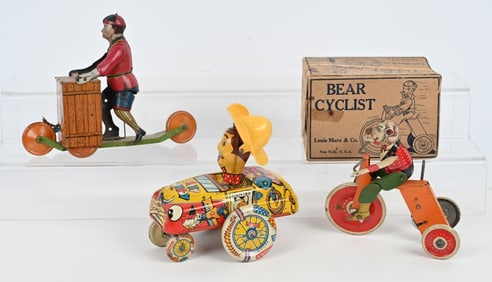 3- TIN WINDUP TOYS