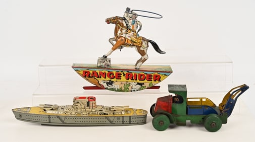 LOT OF 3 MARX TIN WINDUPS