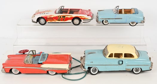LOT OF JAPAN TIN TOY CARS