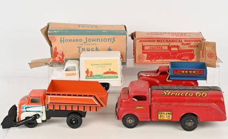 LOT OF TOY TRUCKS