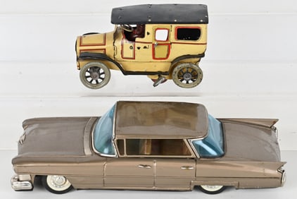 ORBOR TIN WINDUP LIMO & JAPAN CADILLAC SEDAN