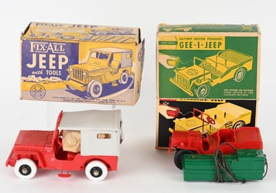 MARX FIT IT JEEP & GEE I JEEP w/ BOXES