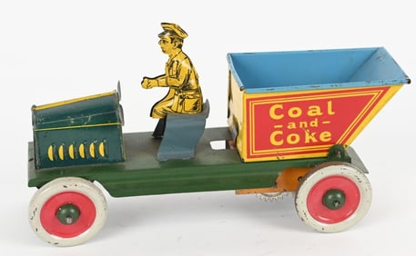 CHEIN TIN WINDUP DUMP TRUCK