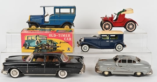5- JAPAN TIN FRICTION CARS