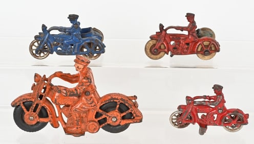 4- HUBLEY CAST IRON MOTORCYCLES