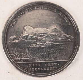 REV WAR GREAT SIEGE OF GIBRALTAR BRITISH MEDAL