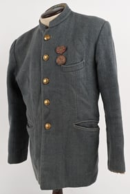 UCV VETERANS COAT & BADGE UNITED CONFEDERATE VET