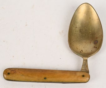 CIVIL WAR NAMED EATING UTENSIL FOLDING SPOON