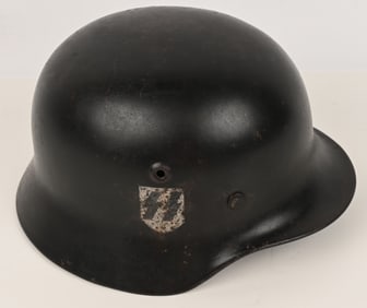 WWII NAZI GERMAN M40 SD WAFFEN SS HELMET W LINER