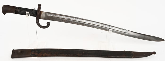 M1874 PEABODY MARTINI BAYONET W SCABBARD