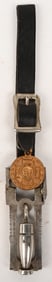 SPANISH AMERICAN WAR VETERANS GUN SIGHT WATCH FOB
