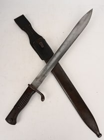 WWI IMPERIAL GERMAN BUTCHER BAYONET W FROG WW1