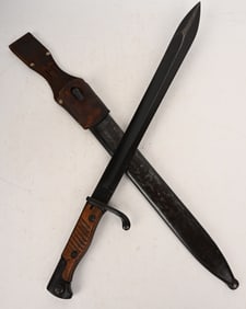 WWI IMPERIAL GERMAN M98 BUTCHER BLADE BAYONET WW1
