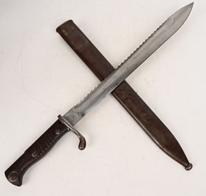 WWI IMPERIAL GERMAN BUTCHER SAW TOOTH BAYONET WW1