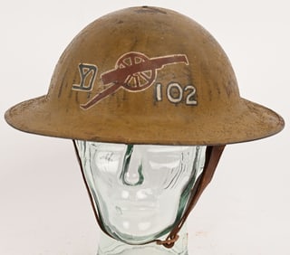 WW1 US 26TH DIVISION 102ND FIELD ARTILLERY HELMET