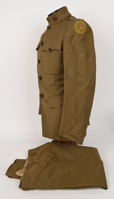 WW1 US ARMY 87TH DIVISION NAMED UNIFORM 345TH INF