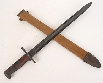 WW1 US M1905 DATED 1906 BAYONET W SCABBARD WWI