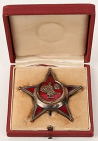 WWI OTTOMAN WAR MEDAL GALLIPOLI STAR CASED WWI