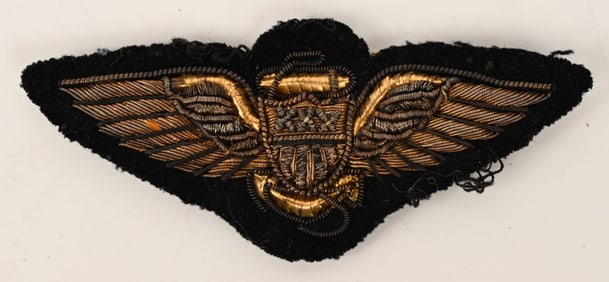 WW1 US NAVAL AVIATOR USMC BULLION PILOT WINGS WWI