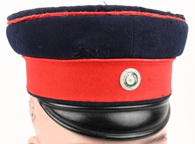IMPERIAL GERMAN SAXONY OFFICER’S DUNKELBLAU CAP
