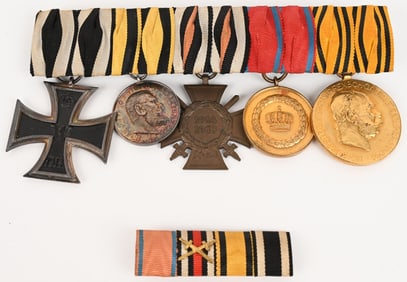 WWI IMPERIAL GERMAN MEDAL BAR 60TH JUBILEE JOSEPH