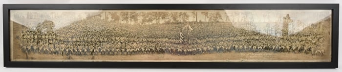 WW1 US 13TH MARINE REGIMENT YARD LONG PHOTO WWI