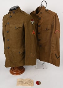 WW1 US MOTOR TRANSPORT CORPS ENGINEER UNIFORM WWI