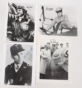 SIGNED PHOTOS OF ACES TEX HILL GALLAND MITCHELL