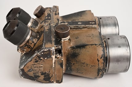 WWII NAZI GERMAN 10X80 FLAK BINOCULARS DKL WW2