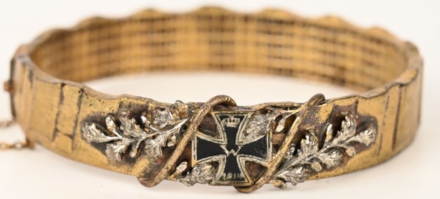 WW1 IMPERIAL GERMAN SWEETHEART BRACELET W EK!