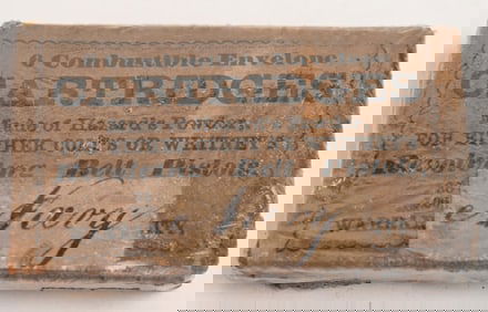 CIVIL WAR .36 CARTRIDGES FOR COLT OR WHITNEY'S