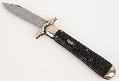 FLYLOCK HUNTER W LAZY W GUARD SWITCHBLADE KNIFE