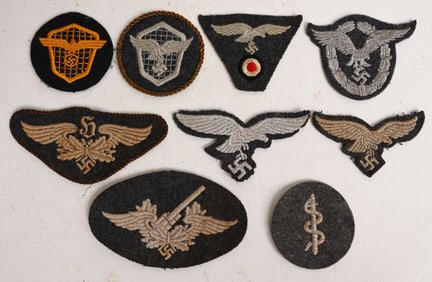 WWII NAZI GERMAN LUFTWAFFE INSIGNIA LOT WW2